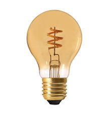 Elect Spiral LED E27 Fil Normal Gold 60mm 3W, Dimbar