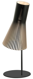Secto bordslampa, svart 75cm