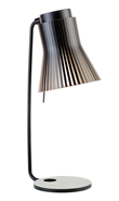 Petite bordslampa, svart 56cm