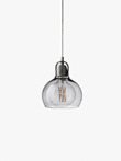 Mega Bulb SR2 pendel, silver/transparent 18cm