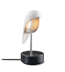 Daqi Concept Chirp väckarklocka/lampa, Black Silver