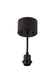 Plafondfäste Takupphäng E27 (plafond) svart