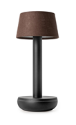 Humble Two Bordslampa, svart/brown linen