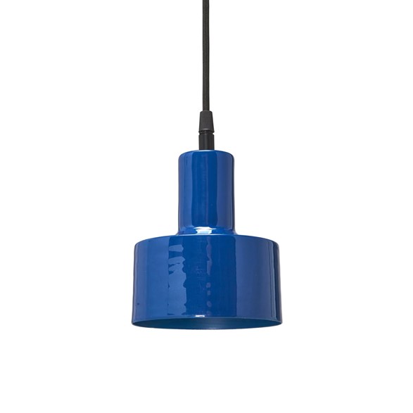 Solo fönsterlampa, Blank blå 13cm