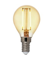 Airam Filament LED klotlampa Amber dimbar 2200K 4,5W E14 360lm