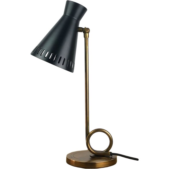 Bordslampa Svart/Antik