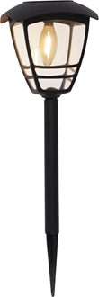 Solcellspollare Felix 45cm, Black