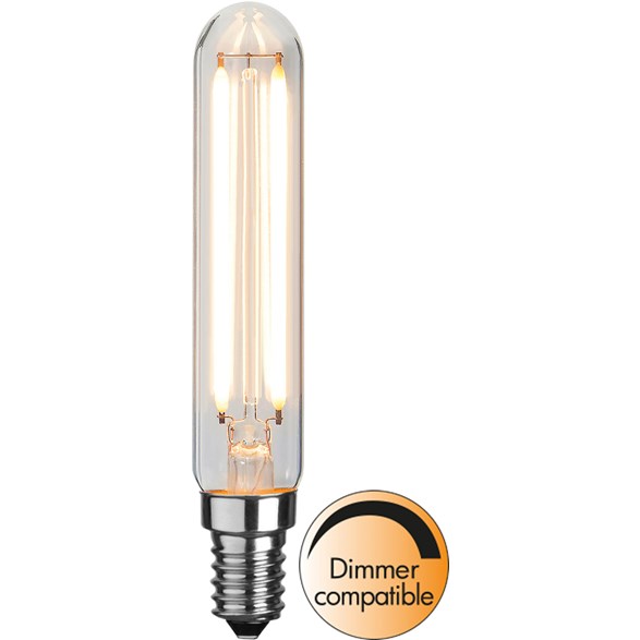 LED-lampa E14 rörlampa Clear, 2W(16W) dimbar