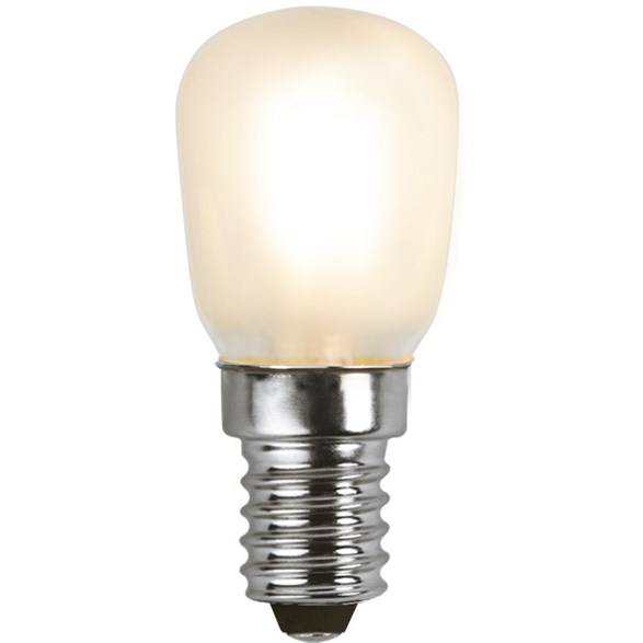 LED-lampa E14 päronlampa 1,3W Frosted
