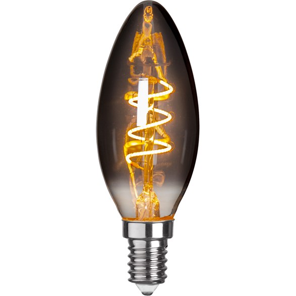 LED-lampa E14 kronljus Decoled Grace Smoke 3W