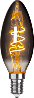 LED-lampa E14 kronljus Decoled Grace Smoke 3W
