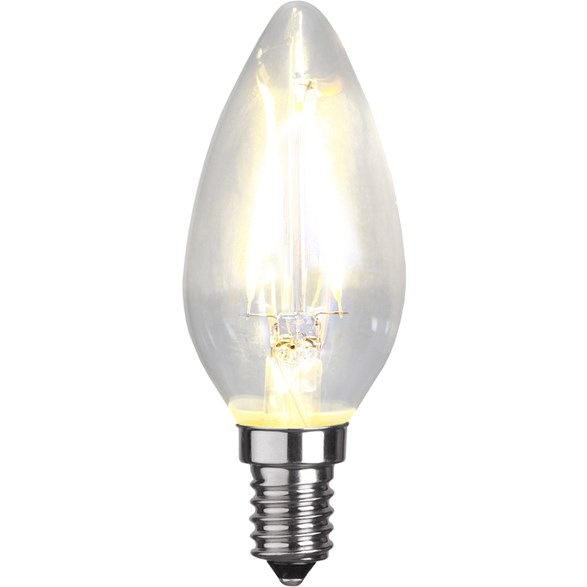 LED-lampa E14 kronljus Clear, 2W(25W)