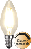 LED-lampa E14 kronljus 4,2W(40W) klar, dimbar
