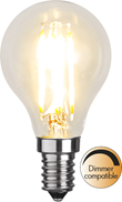 LED-lampa E14 klotlampa klar 4,2W(40W) dimbar
