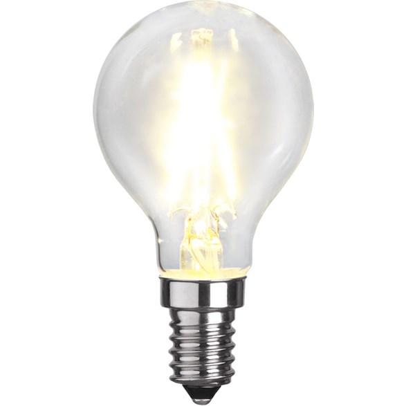LED-lampa E14 klot klar 1,5W(16W)