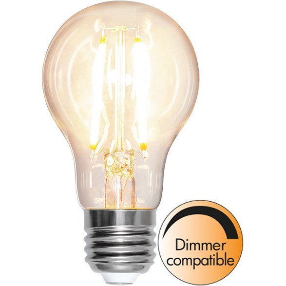 LED-lampa E27 normal Clear, 8W(72W) dimbar