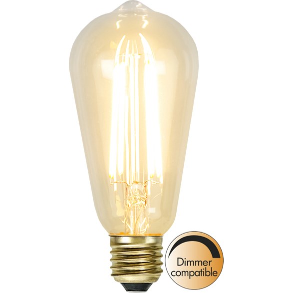 LED-lampa E27 edison Soft Glow, 3.6W dimbar