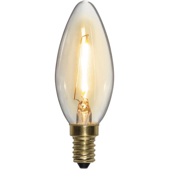 LED-lampa E14 kronljus Soft Glow 0,8W