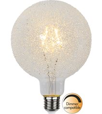 LED-lampa E27 glob 125mm Decoled 1W dimbar