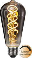 LED-lampa E27 edison Decoled Spiral Smoke 2W dimbar