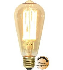 LED-lampa E27 edison Vintage Gold, 3.7W dimbar