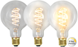 LED-lampa E27 glob 95cm klar 3-stegsdimmer, 4W