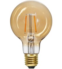 LED-lampa E27 glob Plain Amber, 0.75W