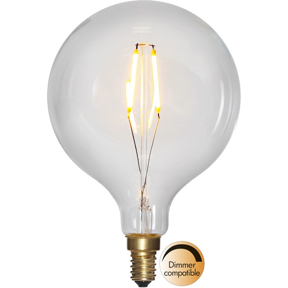 LED-lampa E14 glob Soft Glow, 1.5W dimbar
