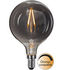LED-lampa E14 glob Decoled Smoke, 1.5W dimbar