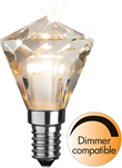 LED-lampa E14 klotlampa Diamond, 3W dimbar