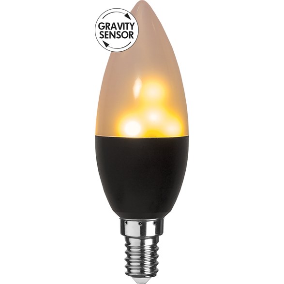 LED-lampa E14 kronljus Flame, 0.8-1.2W
