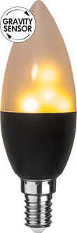 LED-lampa E14 kronljus Flame, 0.8-1.2W