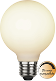 LED-lampa E27 glob opal  Double Coating, 5W(35W) dimbar
