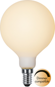 LED-lampa E14 glob opal  Double Coating, 1.5W dimbar