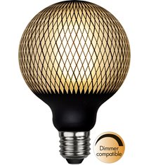 LED-lampa E27 glob Graphic, 4W dimbar