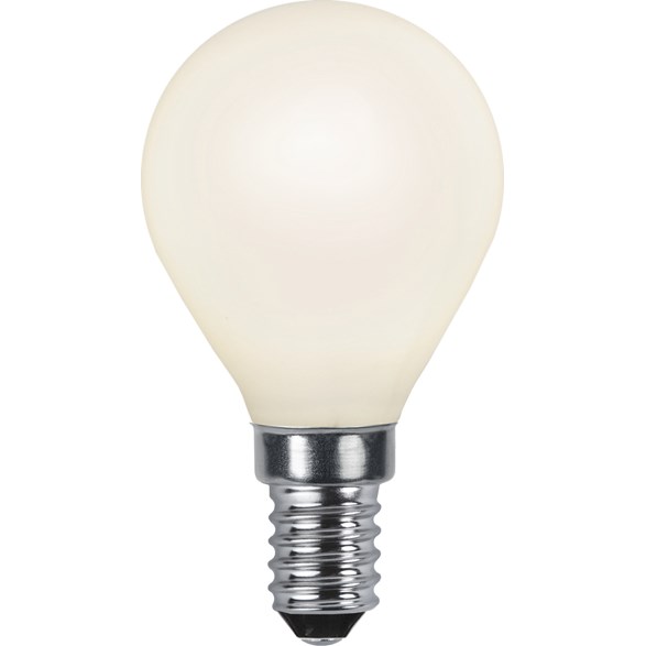 Filament-LED E14 klotlampa opal, 3W(25W)