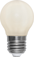 Filament-LED E27 klotlampa opal, 4.7W(39W)
