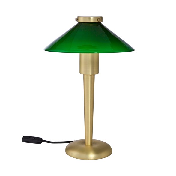 August Carl Larsson bordslampa, Grön 34 cm