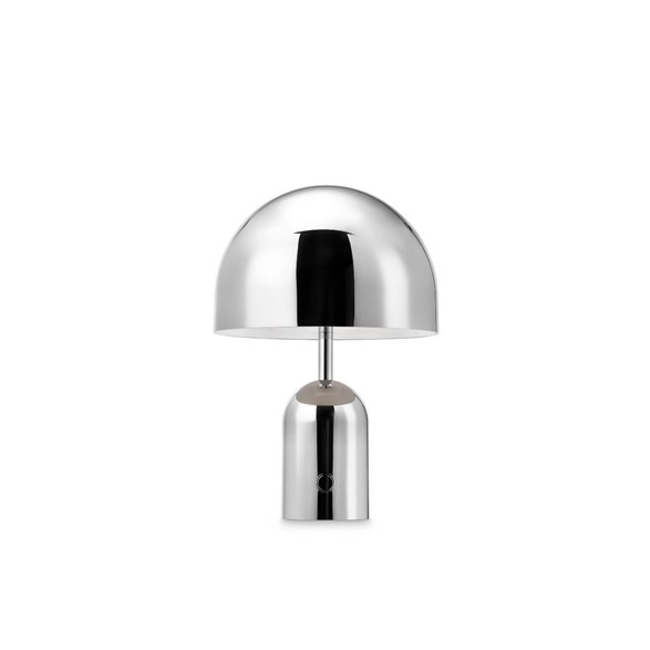 Bell portabel bordslampa silver LED
