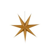 Julstjärna Twiggy D75 glitter guld