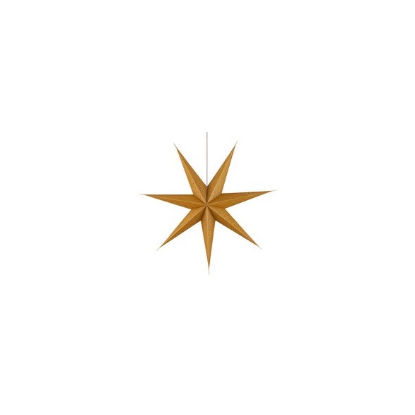 Twiggy Julstjärna Guld 75cm