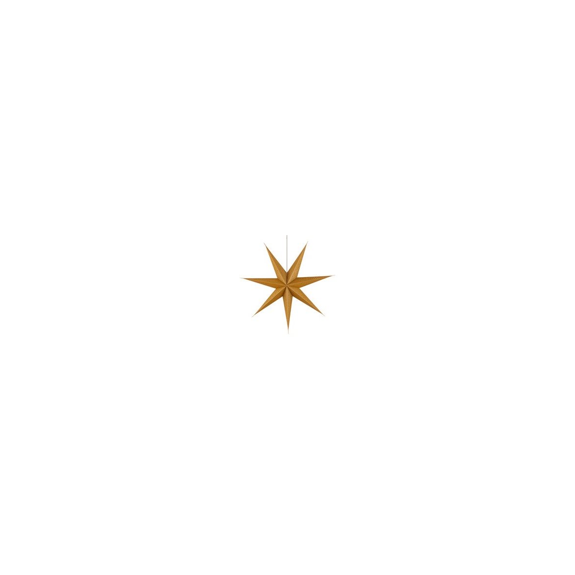 Twiggy Julstjärna Guld 75cm