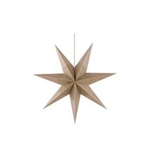 Julstjärna Clair D75 champagne glitter