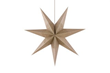 Julstjärna Clair D75 champagne glitter