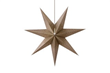 Julstjärna Clair D75 champagne glitter