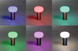 Antibes bordslampa RGB, rost