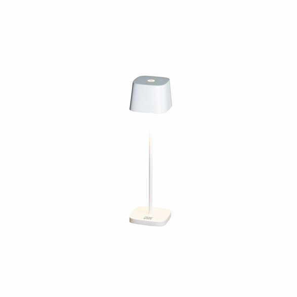 Capri Mini bordslampa vit fyrkantig