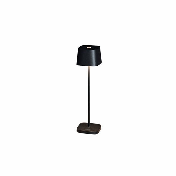 Capri Mini bordslampa svart fyrkantig