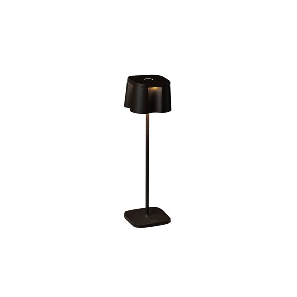 Nice bordslampa svart fyrkantig