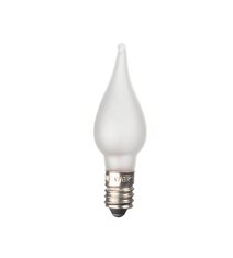 Reservlampa LED E10 34V 0,1W frostad varmvit